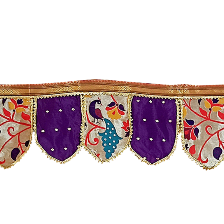 Paithani Toran for Decoration – 40 Inch Length, Multiple Colors