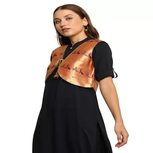 Jodi Peacock Paithani Jacket for Women – Kanira
