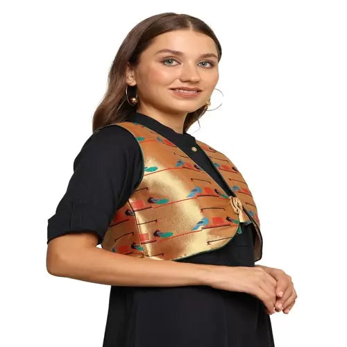 Double Peacock Paithani Jacket for Women – Kanira