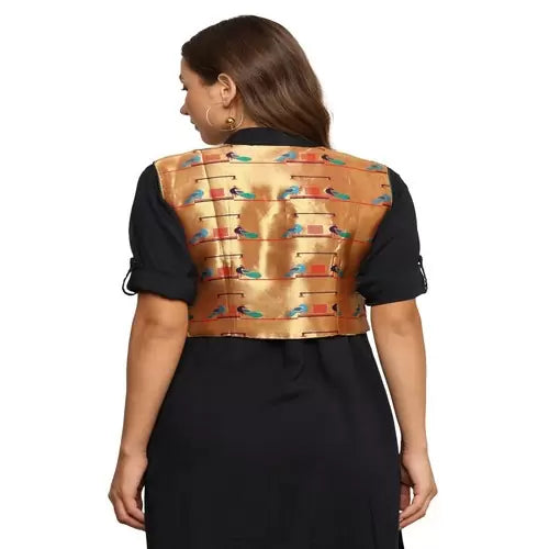 Double Peacock Paithani Jacket for Women – Kanira