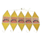 Mango Paithani Kandil for Diwali – Handcrafted Lantern with Traditional Peacock Design