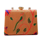 Exclusive Golden Paithani Clutch – Elegance with a Regal Touch