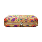 Small Peacock Red Paithani Clutch – A Heritage Classic in a Modern Silhouette