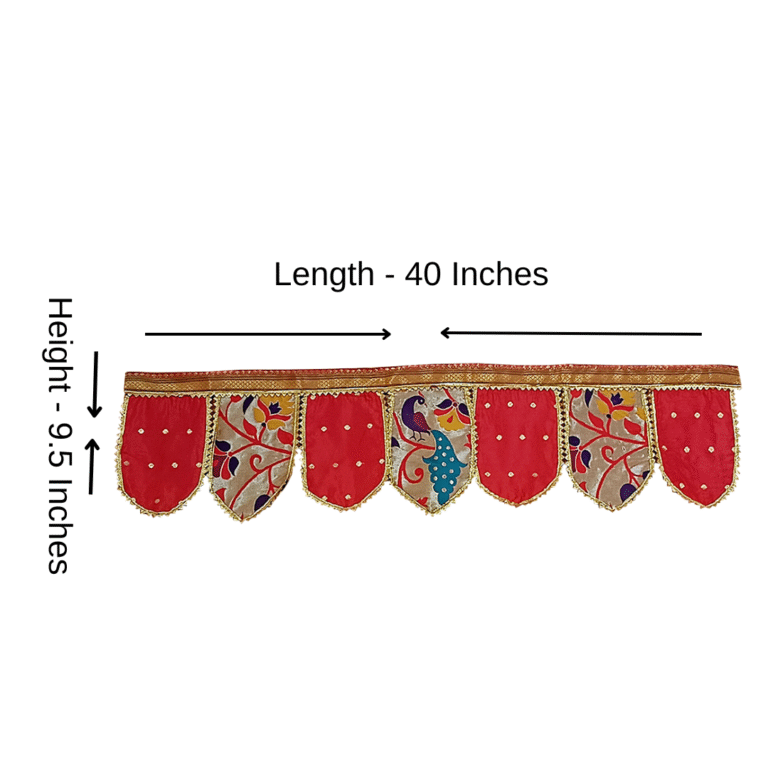 Paithani Toran for Decoration – 40 Inch Length, Multiple Colors