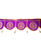 Purple Paithani Toran for Decoration – 40 Inch Festive Decor