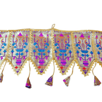 Paithani Lotus Pattern Toran for Decoration – 40 Inch Festive Door Hanging
