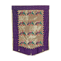 Paithani Parrot-Peacock Backdrop for Ganesh Chaturthi – Purple
