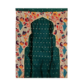 Paithani Gate Style Backdrop for Ganesh Chaturthi – Green