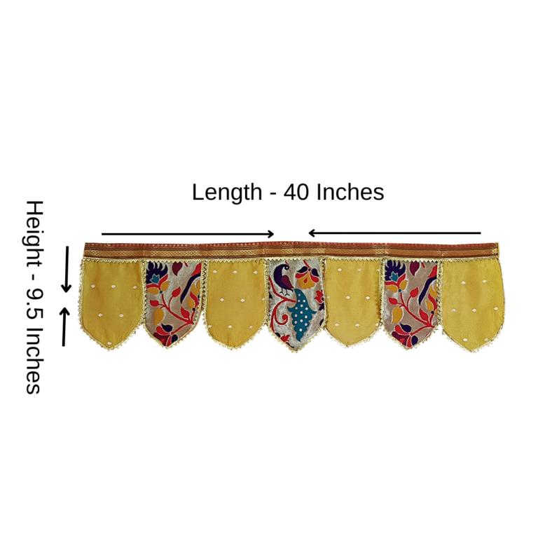 Paithani Toran for Decoration – 40 Inch Length, Multiple Colors