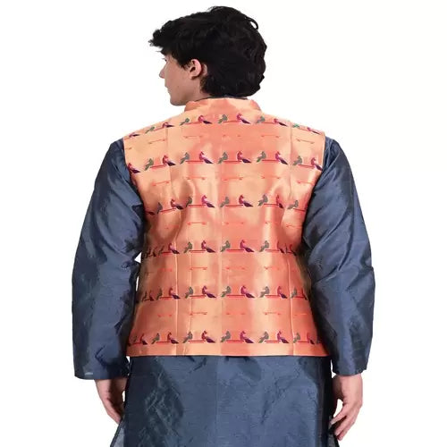 Kanira Paithani jacket for Mens Jodi Peacock