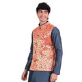 Paithani Jacket for Men Small Peacock – Kanira