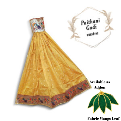 Readymade Gudi Mango / Maharashtrian Festival Gudi Padwa Stand /GudiPadwa Decoration Showpiece