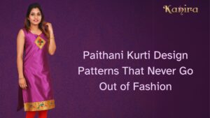 Paithani Kurti Design Patterns That Never Go Out of Fashion