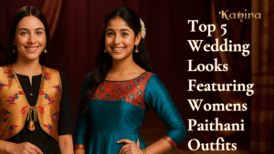 Top 5 Wedding Looks Featuring Womens Paithani Outfits