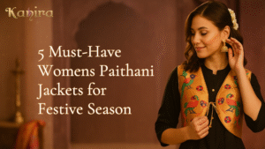5 Must-Have Womens Paithani Jackets for Festive Season