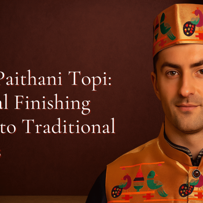 Men’s Paithani Topi: A Royal Finishing Touch to Traditional Outfits