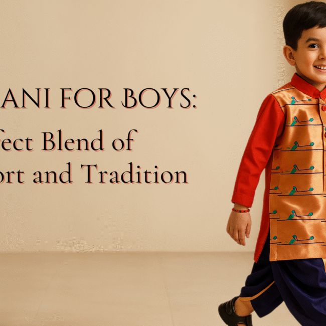 Paithani for Boys: A Perfect Blend of Comfort and Tradition