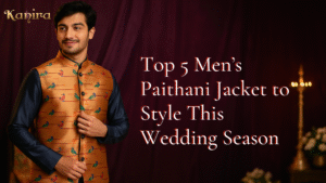 Top 5 Men’s Paithani Jacket to Style This Wedding Season