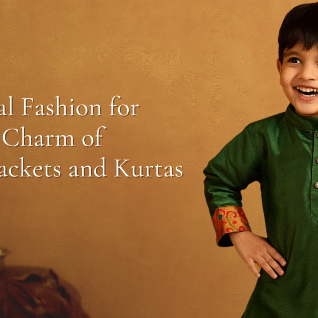 Traditional Fashion for Boys: The Charm of Paithani Jackets and Kurtas