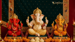 Colors of Ganesh Idols and What They Signify in Paithani-Themed Celebrations