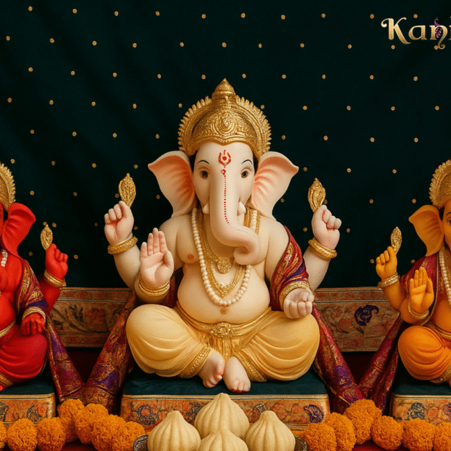 Colors of Ganesh Idols and What They Signify in Paithani-Themed Celebrations