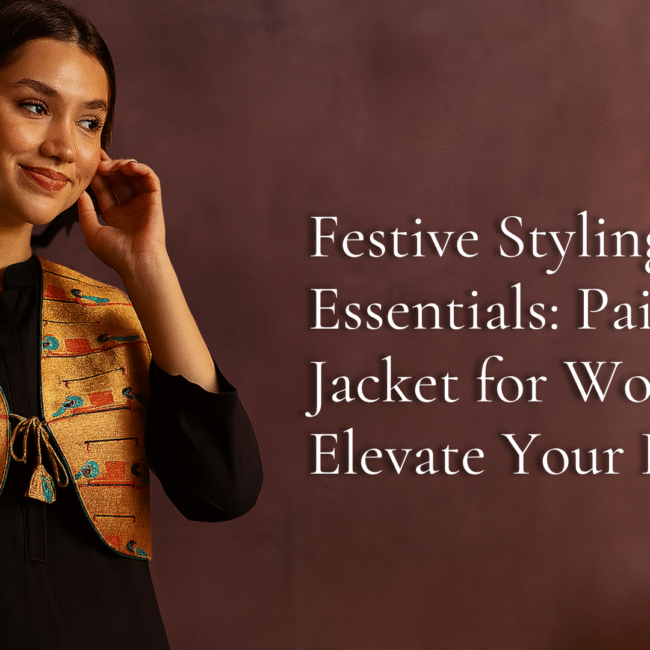 Festive Styling Essentials: Paithani Jacket for Women to Elevate Your Look