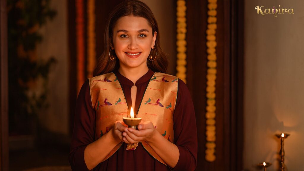 Traditional Looks for Dussehra: Try a Modern Paithani Jacket for Women