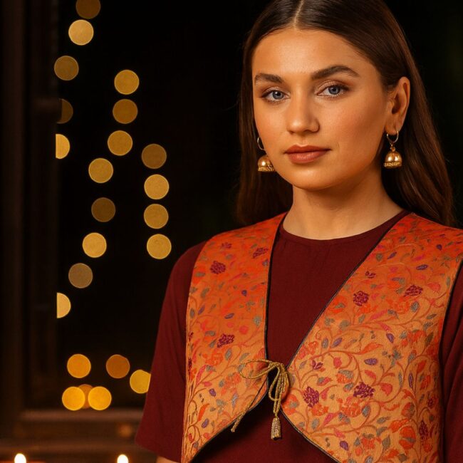 Paithani Jacket for Women to Wear on Diwali: Shine Bright in Traditional Elegance