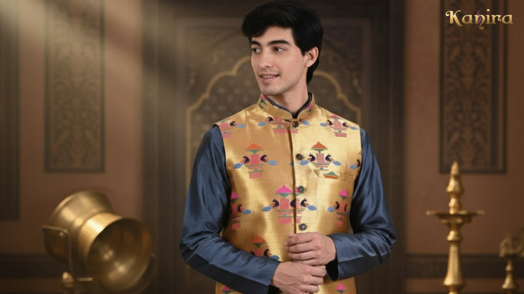 Paithani Jacket for Men – Blend of Heritage and Modern Fashion