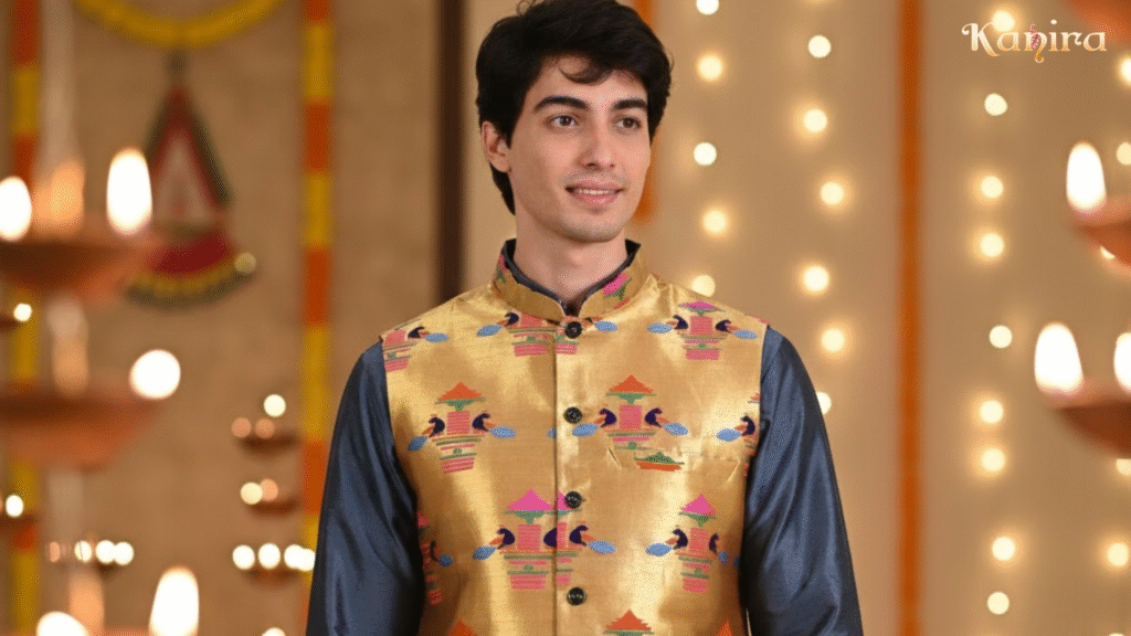 Paithani Jacket for Men: Redefining Royal Elegance in Modern Ethnic Wear