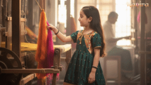 Paithani Frock: A Charming Mix of Heritage and Modern Fashion for Girls